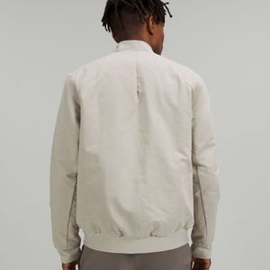 Lululemon Switch Over Bomber Jacket Size M Raw Linen